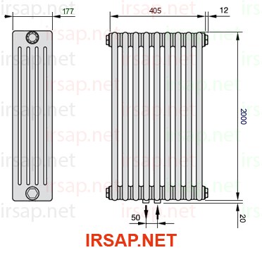 Радиатор IRSAP Tesi 52000/9 T50 CL 01